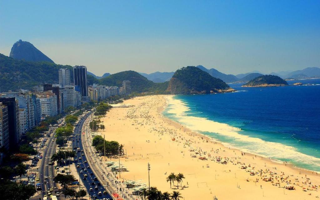 Apartamento Completo Na Praia De Copacabana 02 Quartos Com Vista Lateral Mar Em Andar Alto, Ar, Wifi , Netflix, Pauloangerami Rmvc18 Rio de Janeiro Luaran gambar