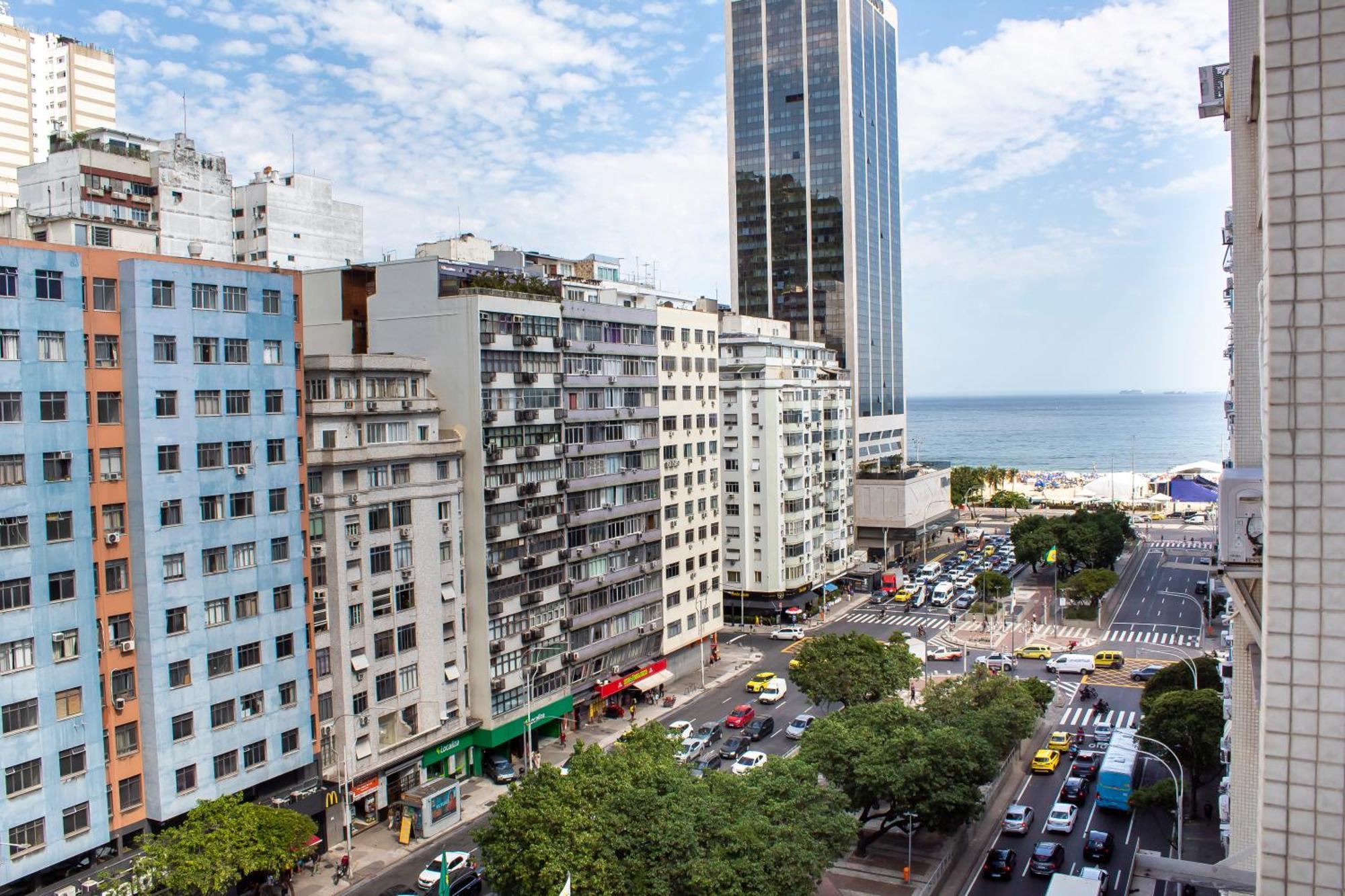 Apartamento Completo Na Praia De Copacabana 02 Quartos Com Vista Lateral Mar Em Andar Alto, Ar, Wifi , Netflix, Pauloangerami Rmvc18 Rio de Janeiro Luaran gambar