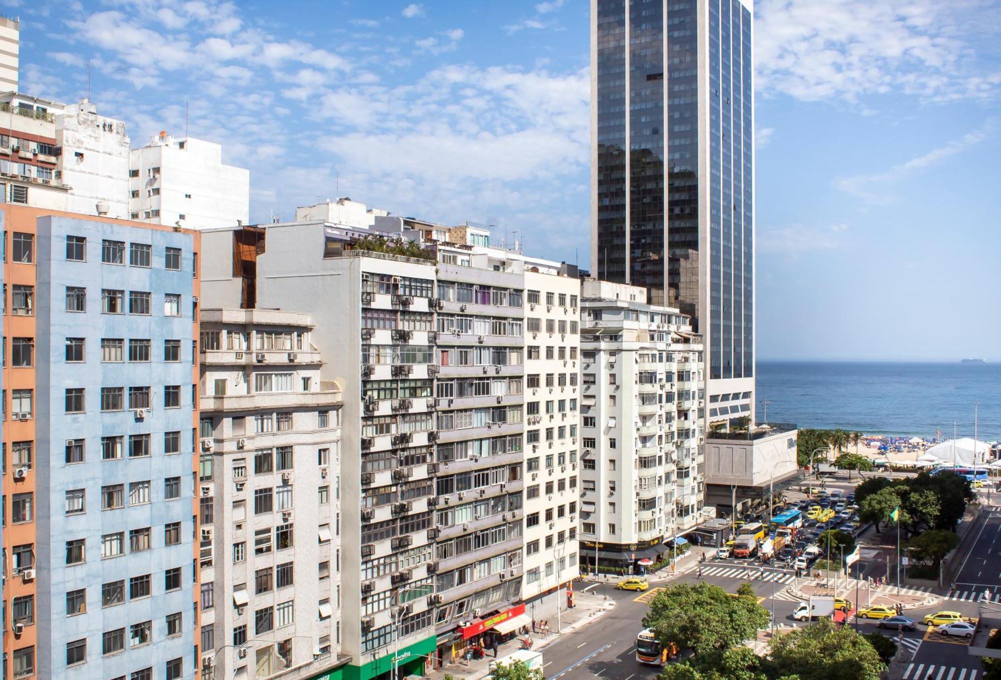 Apartamento Completo Na Praia De Copacabana 02 Quartos Com Vista Lateral Mar Em Andar Alto, Ar, Wifi , Netflix, Pauloangerami Rmvc18 Rio de Janeiro Luaran gambar